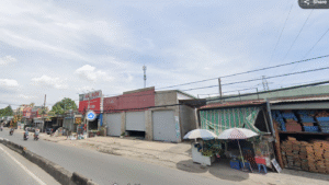 Cho thuê kho 14x42m (nở hậu 15m) mặt tiền QL22A, thuận tiện kinh doanh