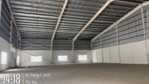 Cho thuê kho xưởng đẹp, PCCC tiêu chuẩn, pháp nhân đầy đủ, pccc tự động, DT 3000m2